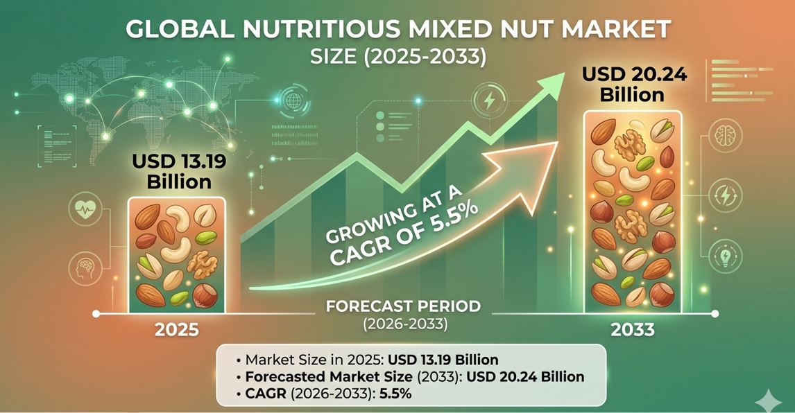 Nutritious-Mixed-Nut-Market Size And Forecast