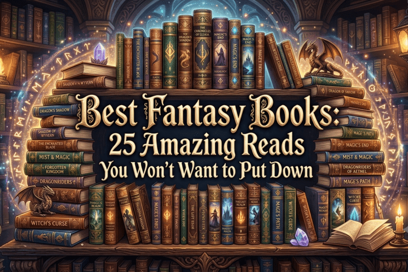 Best Fantasy Books: 25 Amazing Reads You Won’t Want to Put Down